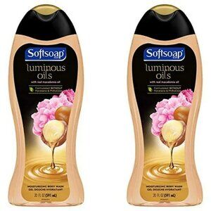 Softsoap Luminous Oils Moisturizing Body Wash, 20 FL OZ / 591 mL (2 Packs)